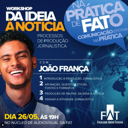 Workshop da ideia à noticia com João França