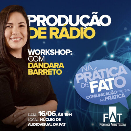 Workshop sobre produção de rádio com Dandara Barreto