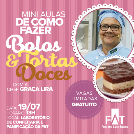 Miniaulas “Como fazer bolos e tortas doces”