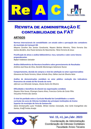 Revista de Administração e Contabilidade da FAT: uma Publicação a Serviço da Ciência