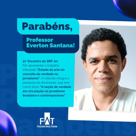 Professor da FAT apresenta trabalho em evento Jornalismo