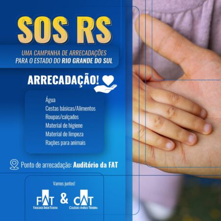 FAT inicia campanha para arrecadar doações para o Rio Grande do Sul